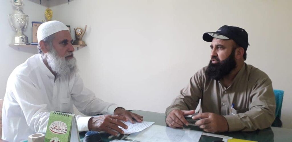 Dr sardar Tamour khan retired principal GHSS Kakotari interview with sarfraz tareen