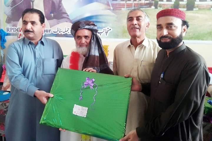 Raja babu Jahangir, Dr Tariq Mehmood khan and Dr Saifurrehman with principal RPDC Haripur Abdulqaddoos azab sb